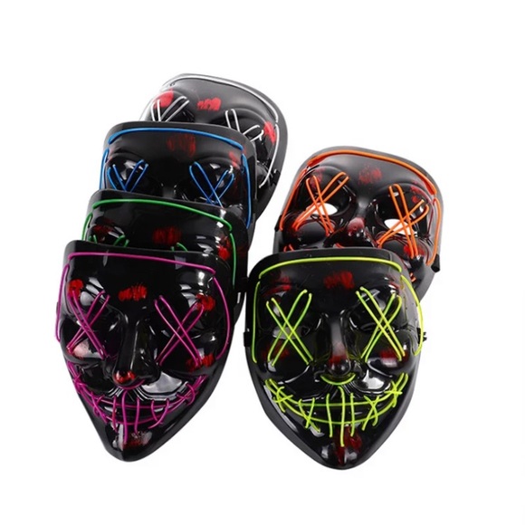 It’s Lit this Halloween with this Light Up Mask - Picture 3 of 11